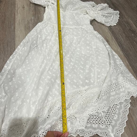 Isabel Marant Etoile Timoria Asymmetrical Dress White Size 2 XS - Picture 12 of 12